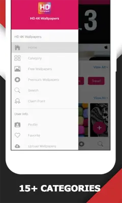 HD 4K Wallpapers android App screenshot 3